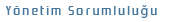 Y�netim Sorumlulugu